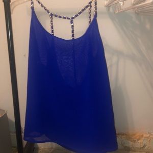 navy blue chain shirt